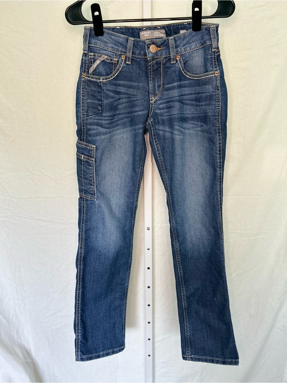 Ariat Rebar Riveter Mid Rise Straight Leg Work Jeans 26S